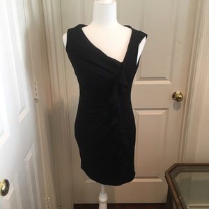 Suzy Chin size 6 black cocktail dress